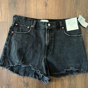 Abercrombie High Rise Cut Off Shorts